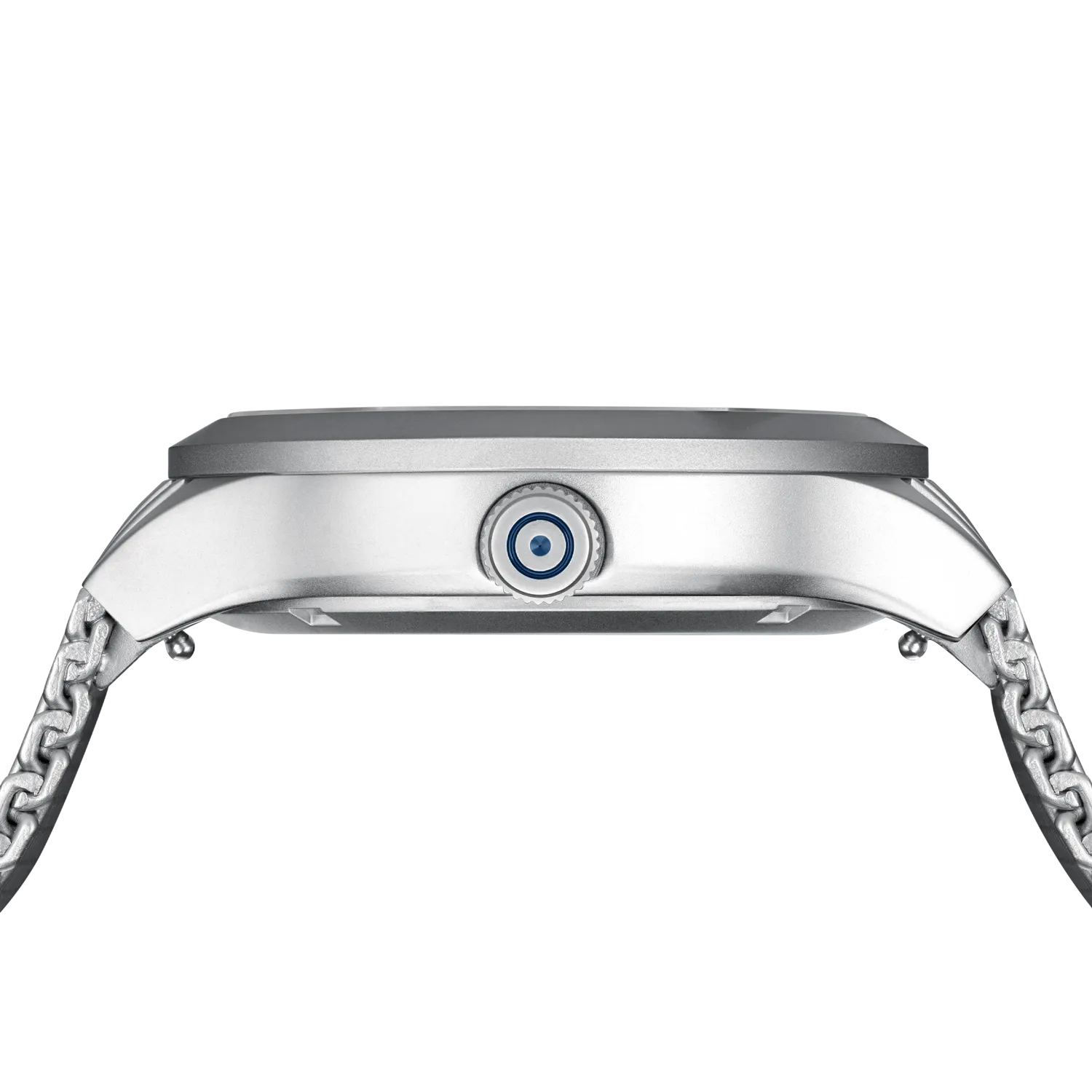 Glock Men's Titanium & Stainless Steel Solar Watch Silver & Blue GW-6-2-22