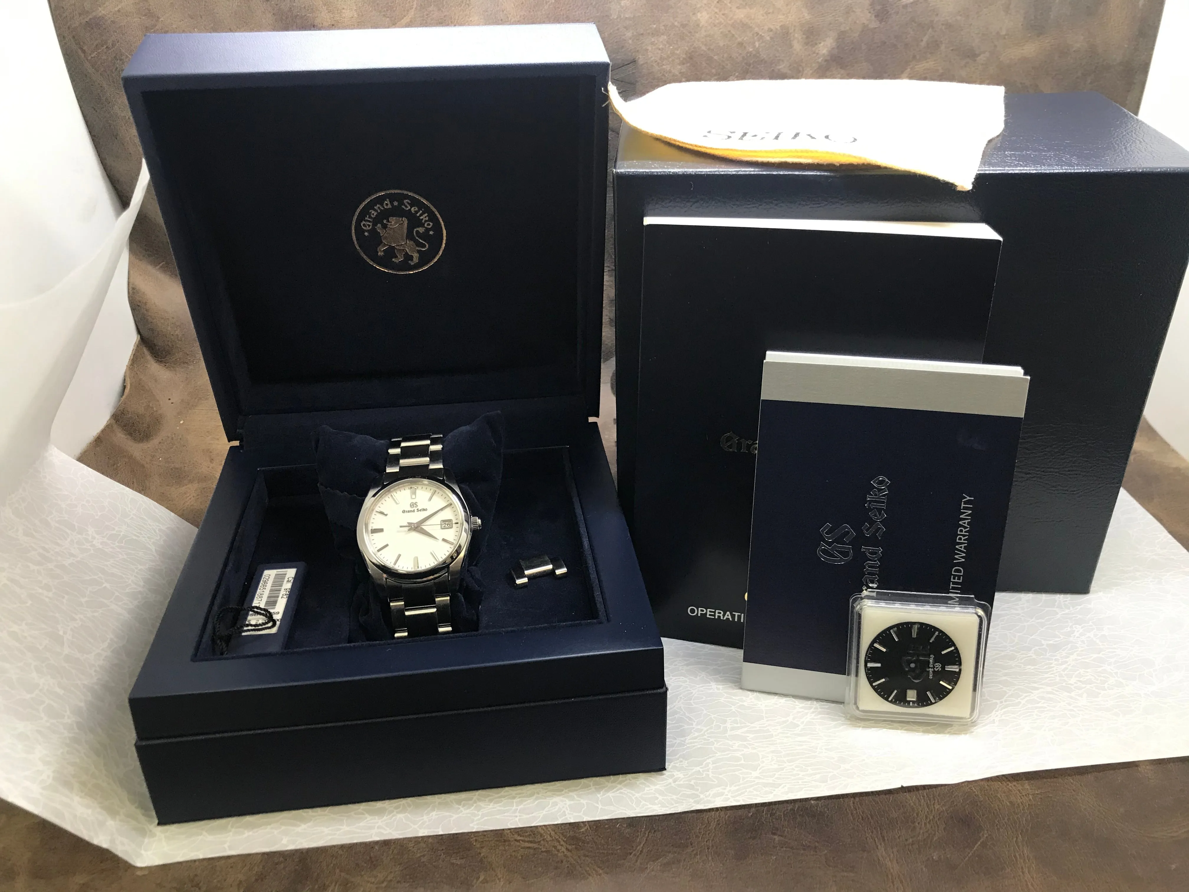 Grand Seiko Heritage SBGX259G Black Dial Quartz Men's Watch