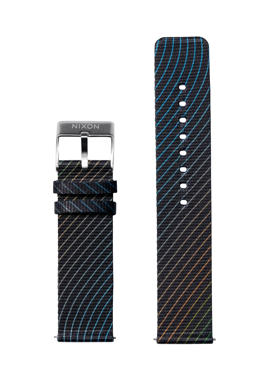 Grateful Dead 23mm Recycled Band - Black / Blue / Green