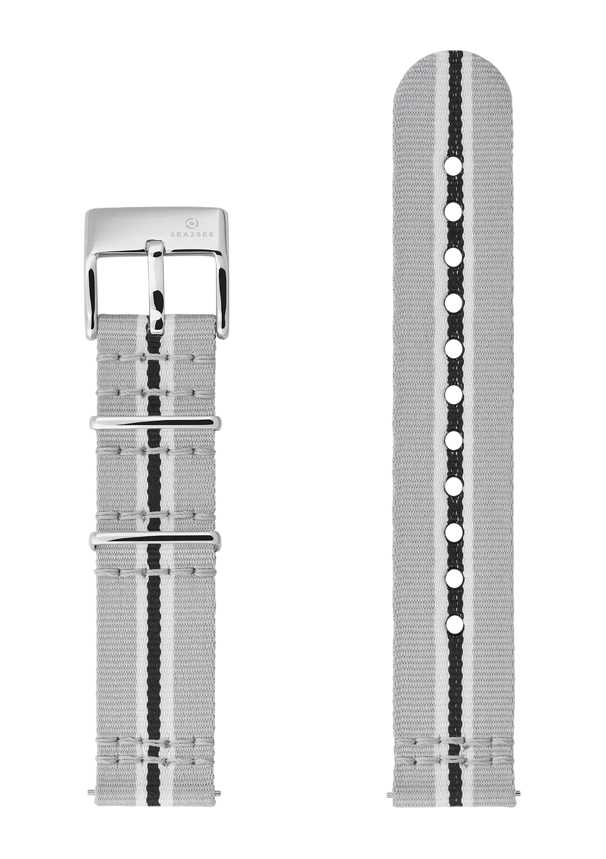 GREY/WHITE/BLACK STRAP