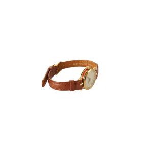 Gucci Brown Leather Watch