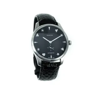 Gucci G-Timeless Stainless Steel Black Automatic 40mm Watch