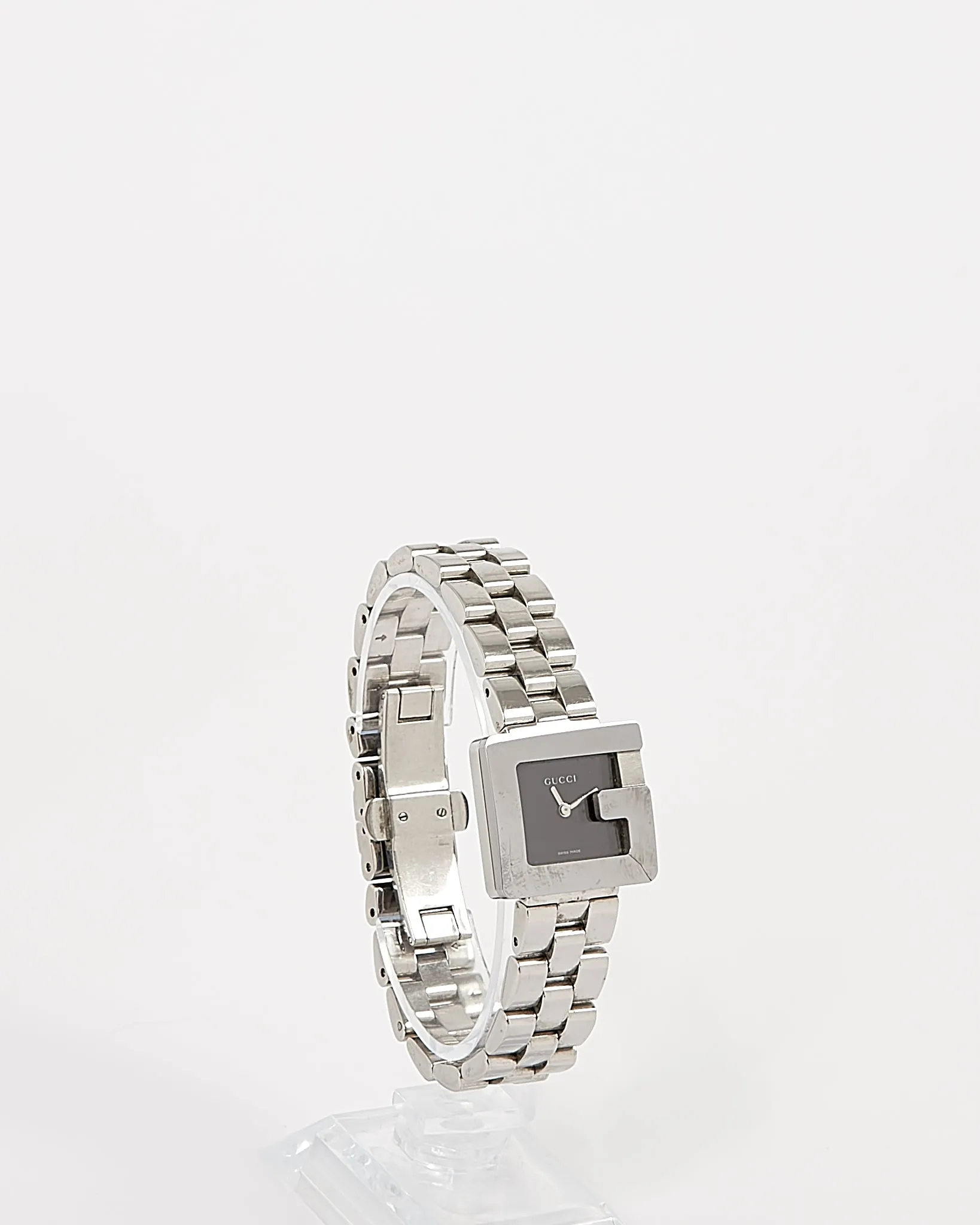 Gucci Silver Stainless Steel G-Series Watch 24mm