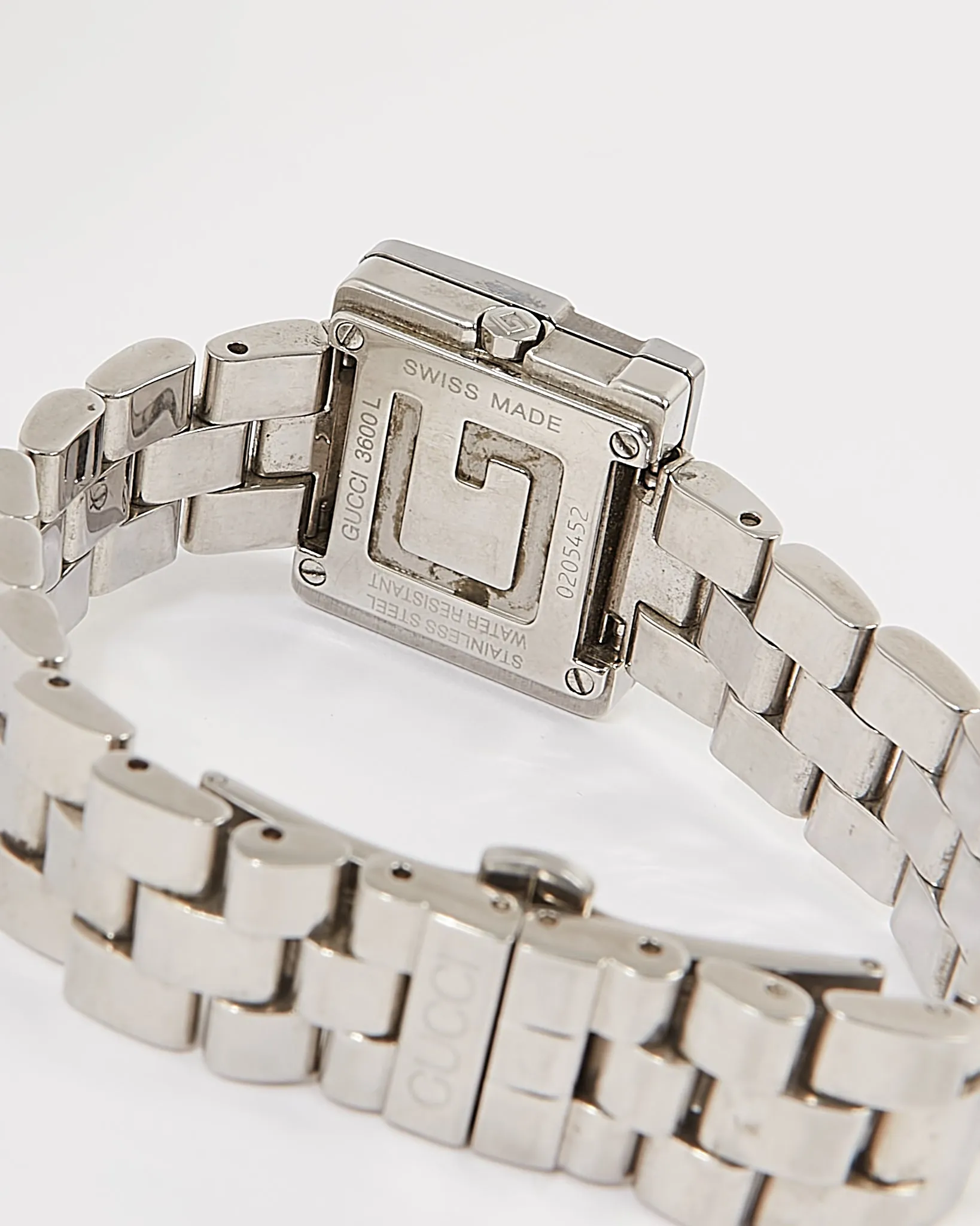 Gucci Silver Stainless Steel G-Series Watch 24mm