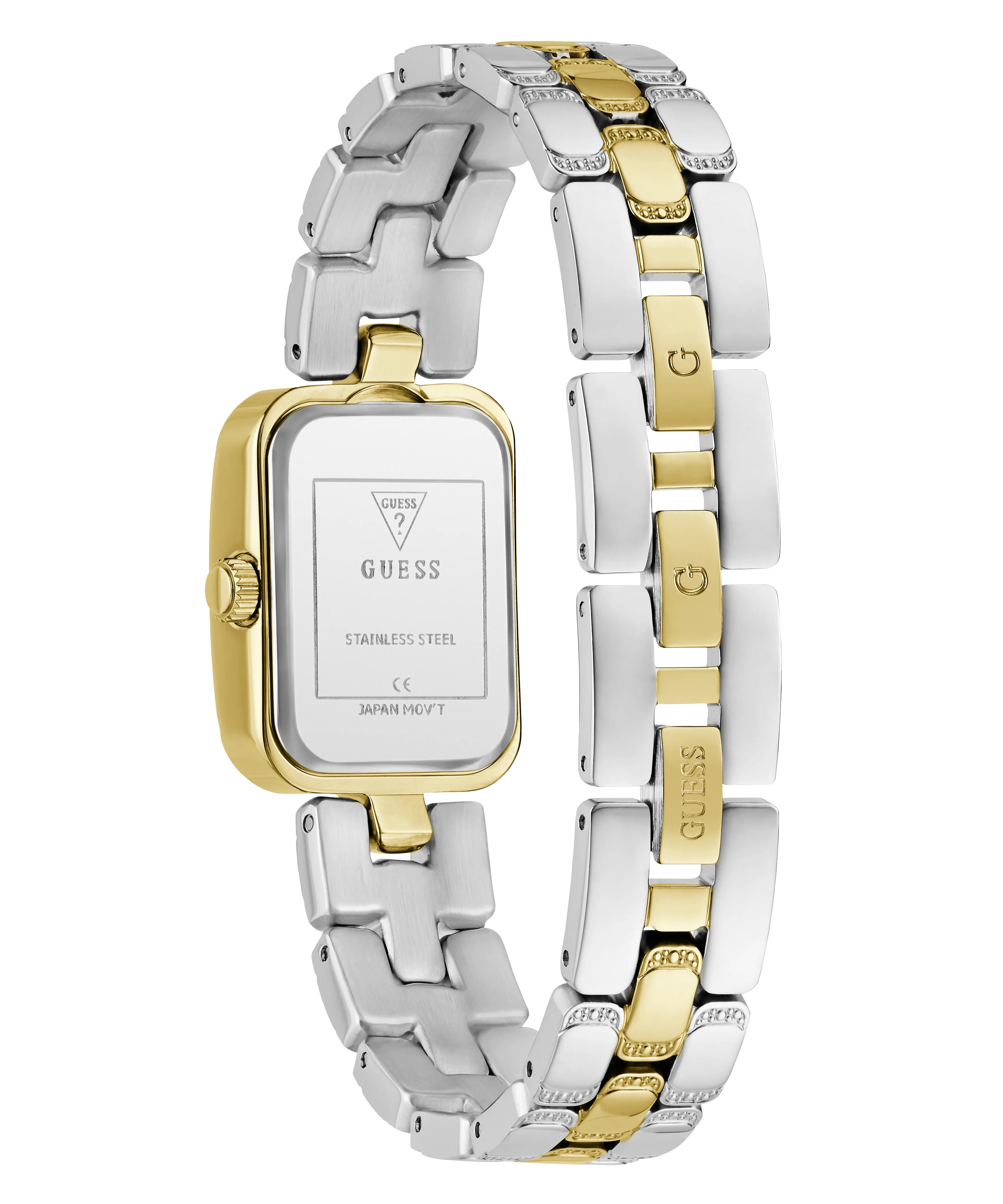 GUESS Ladies 2-Tone Gold Tone Analog Watch