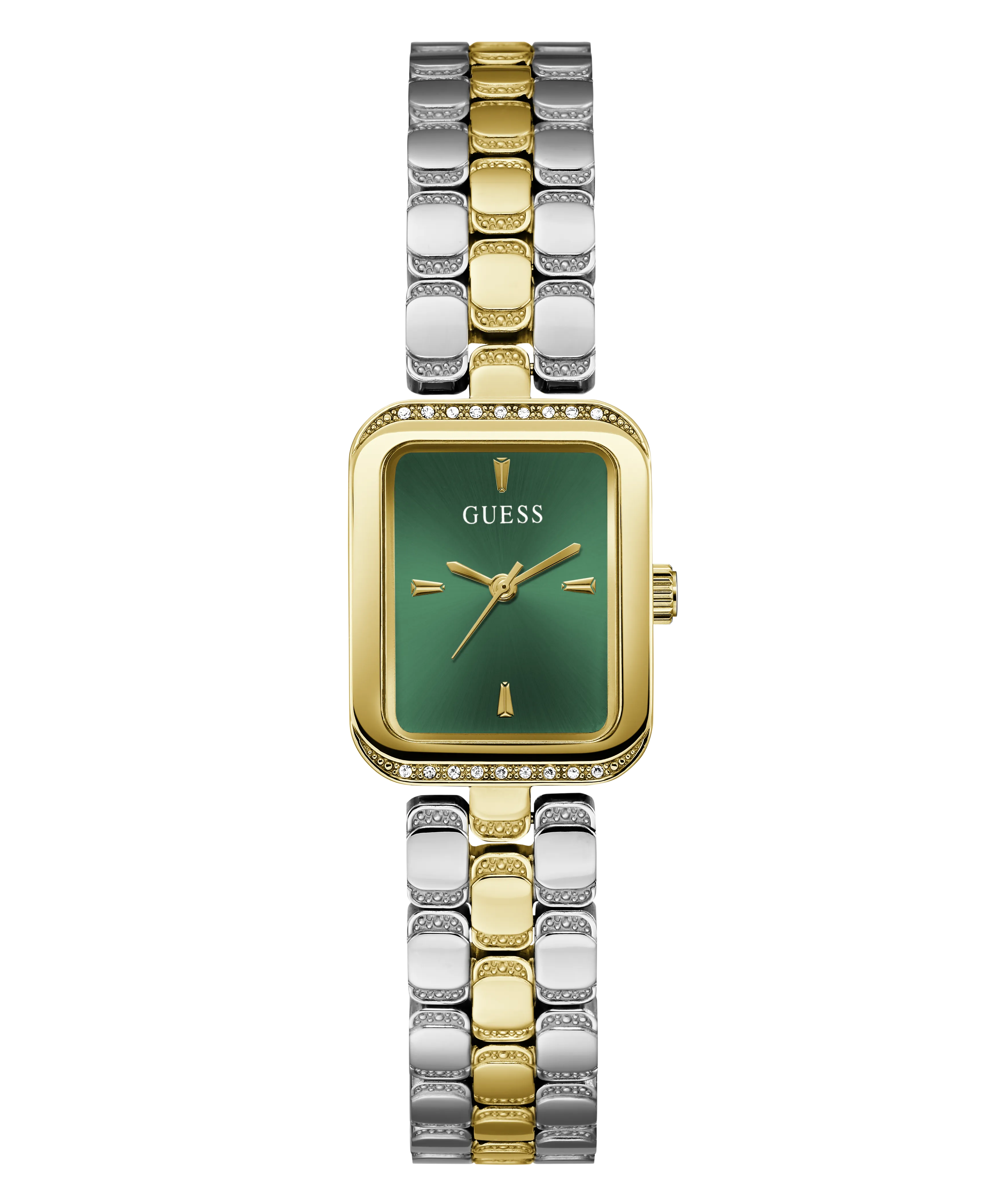 GUESS Ladies 2-Tone Gold Tone Analog Watch