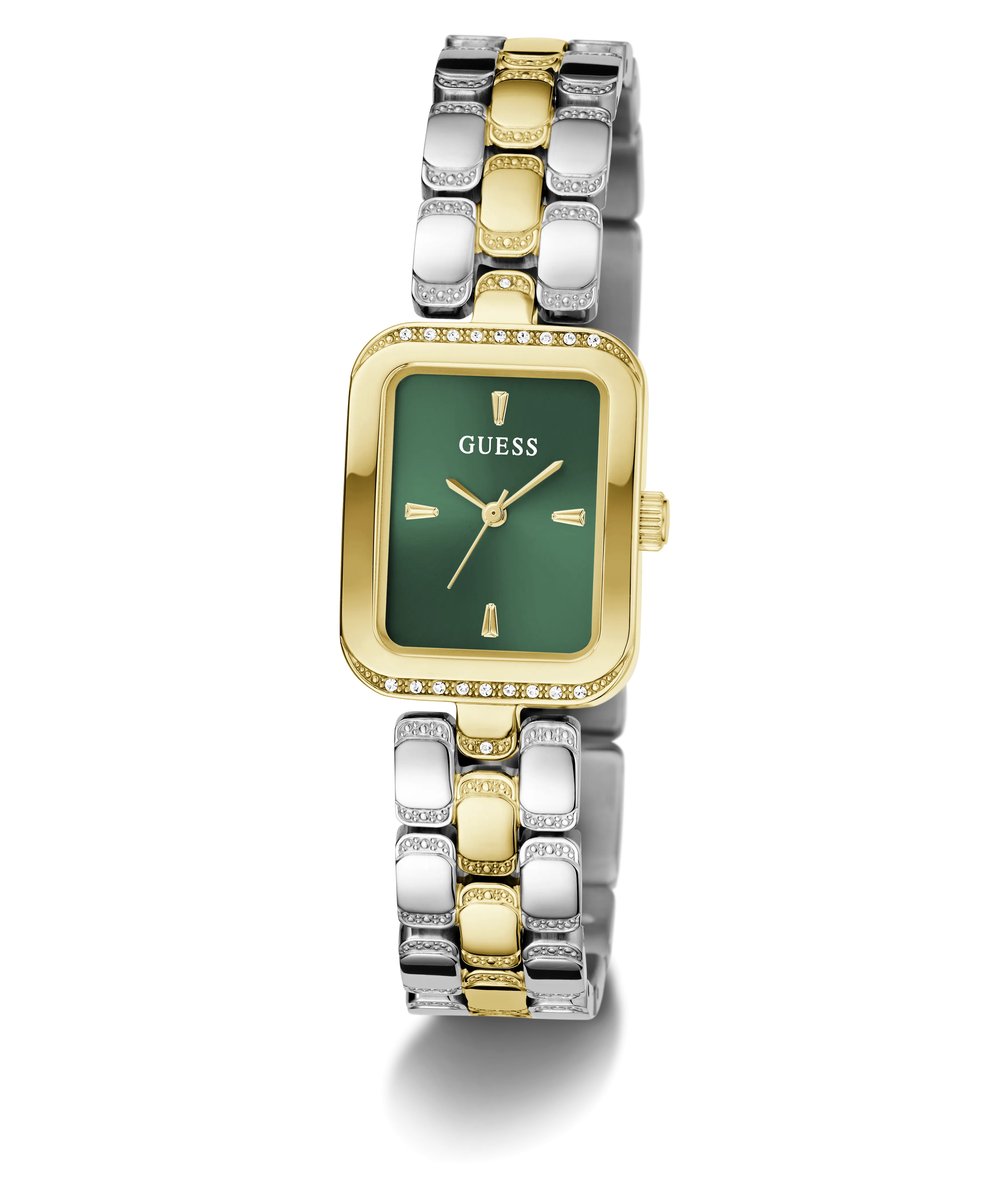 GUESS Ladies 2-Tone Gold Tone Analog Watch