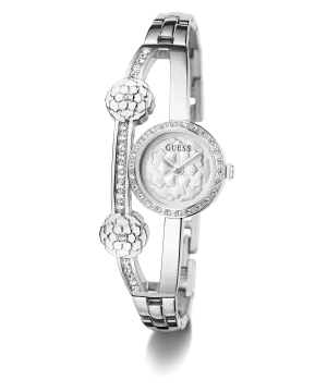 GUESS Ladies Silver Tone Analog Watch