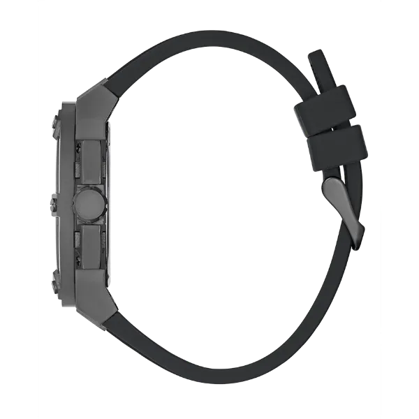 Guess Matrix Grey Silicone Strap Grey Dial Quartz Watch for Gents - GW0423G3