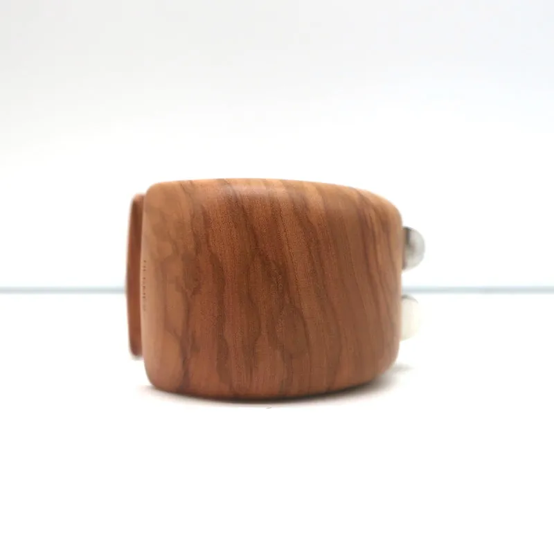 Hermes Medor Wood Wide Cuff Bracelet Size Small