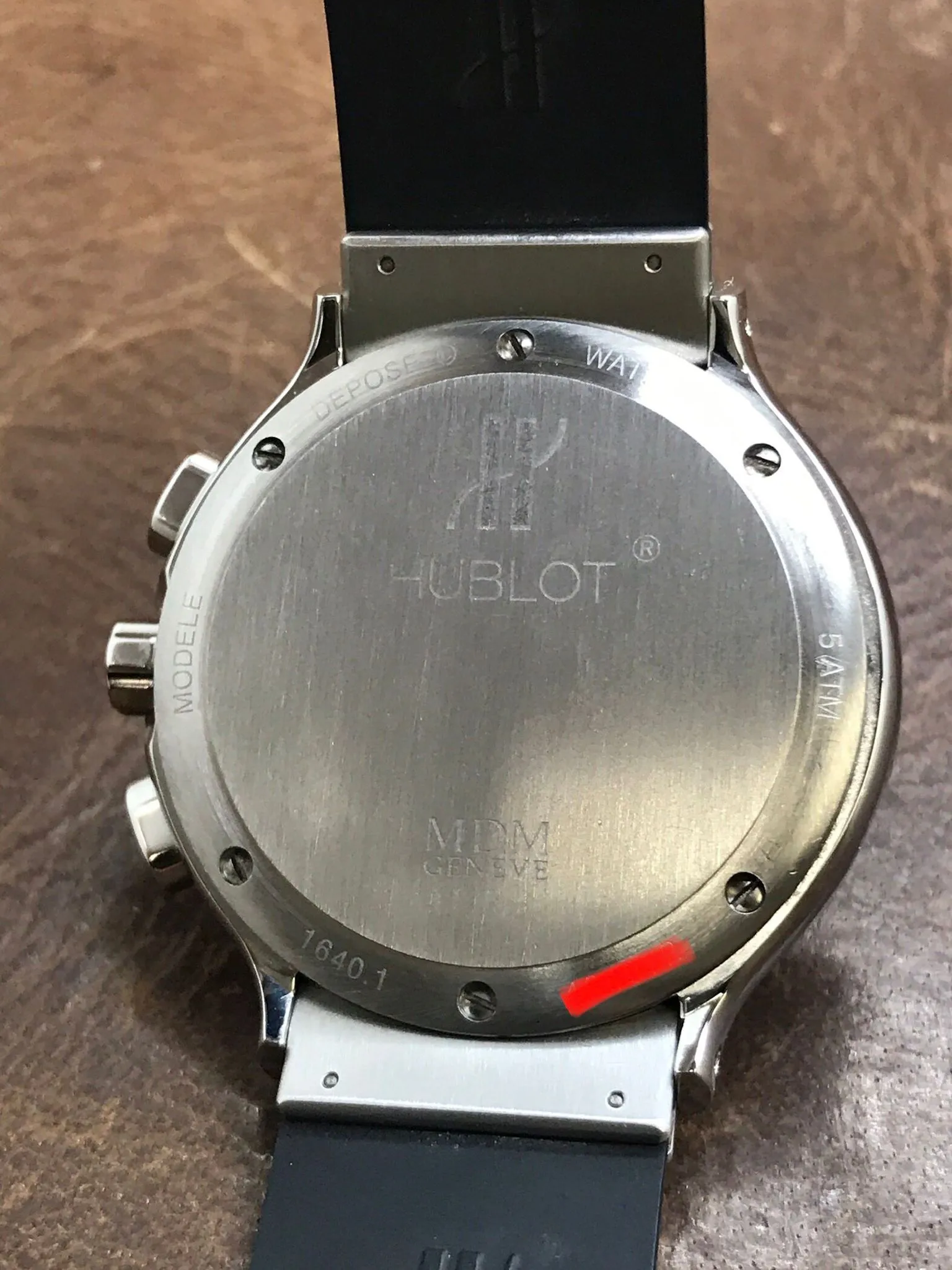 Hublot MDM Elegant 1640.1 Silver Dial Quartz Watch