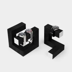 HUDSON DUO WATCH STAND - BLACK / GREY