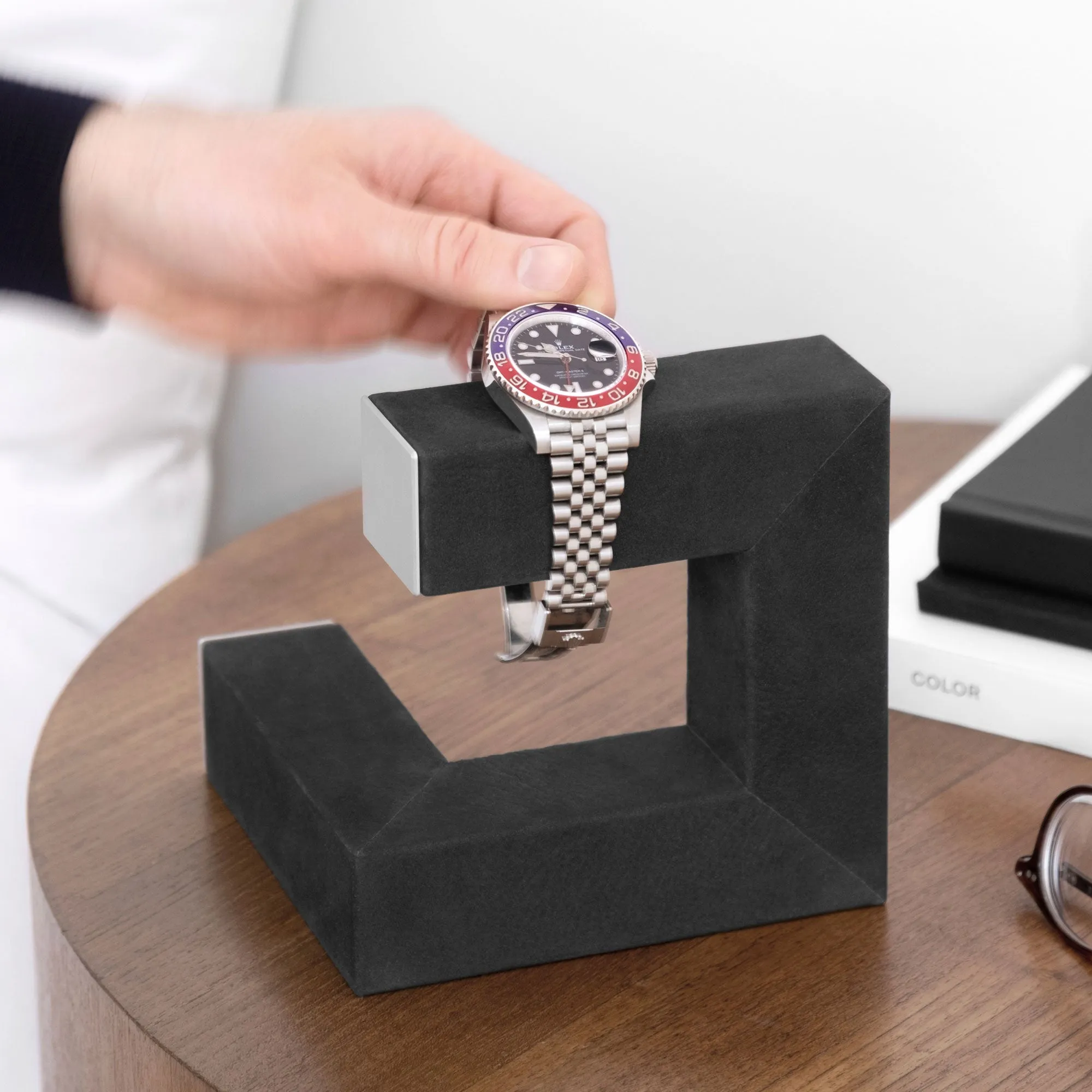 HUDSON DUO WATCH STAND - GREY / GREY