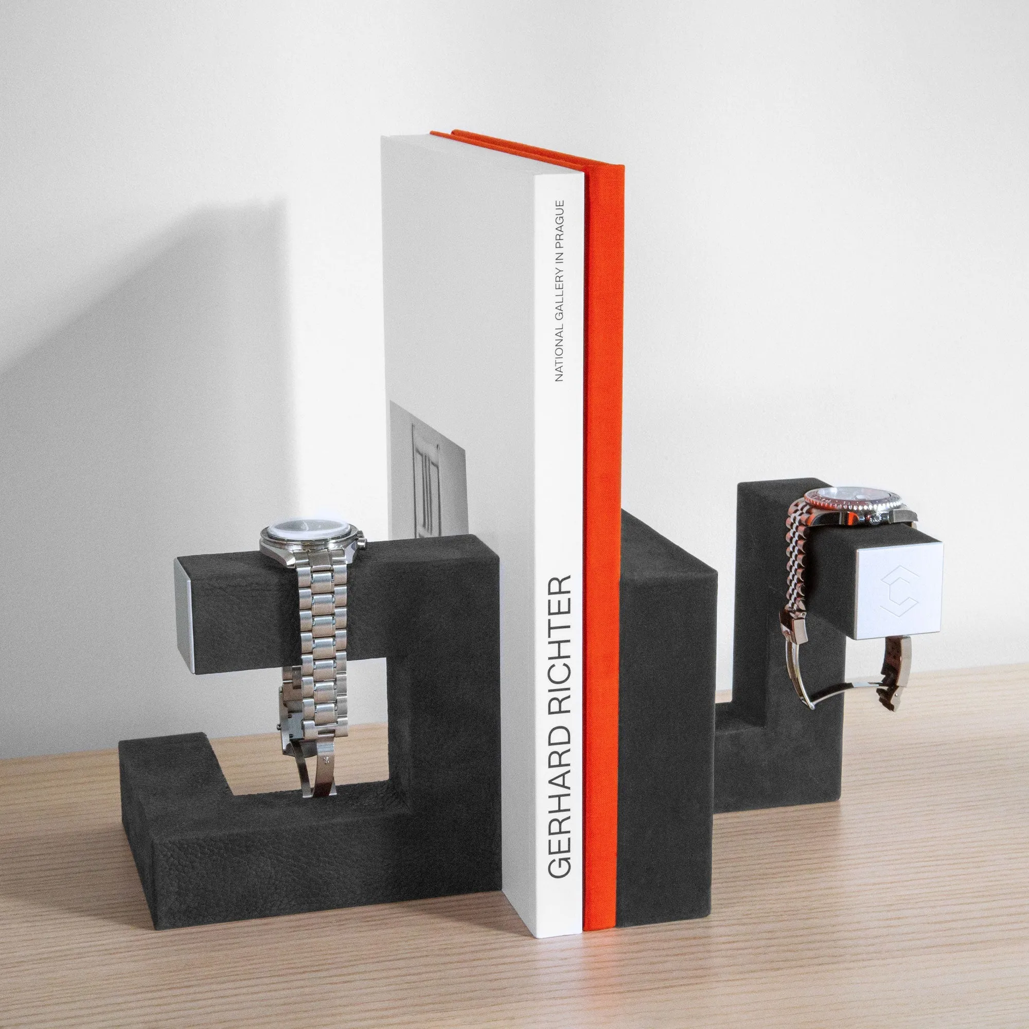 HUDSON DUO WATCH STAND - GREY / GREY