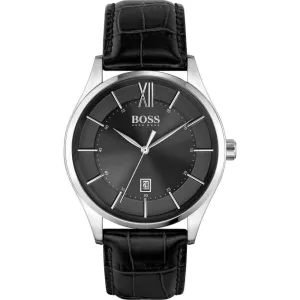 Hugo Boss 1513794 Distinction Analog Black Quartz Men's Watch