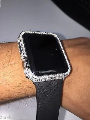 iPhone APPLE WATCH 42 mm Model A1554 with the BLING BLING DIAMONDS