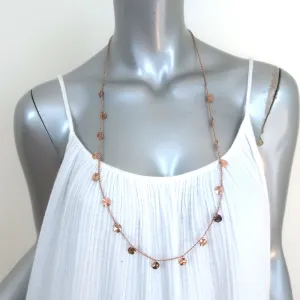 Ippolita Rose Paillette Necklace 18k Rose Gold-Plated Sterling Silver