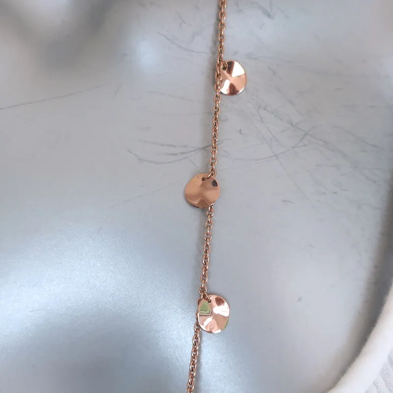 Ippolita Rose Paillette Necklace 18k Rose Gold-Plated Sterling Silver