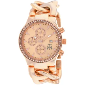 Jivago Women's Watch - Lev Quartz Rose Gold Tone Stainless Steel Bracelet | JV1227