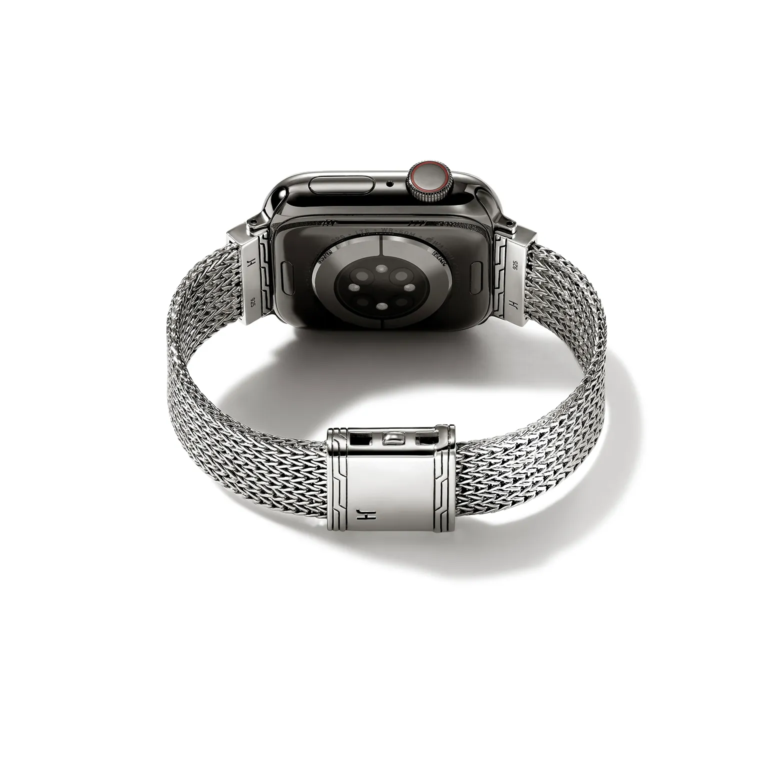 John Hardy Sterling Silver 18mm Diamond Smart Watch Strap