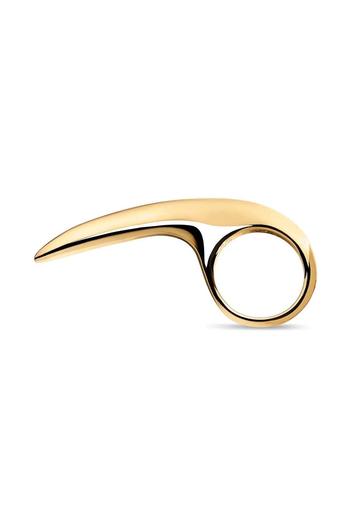 JOVANA DJURIC | LARGE YELLOW GOLD SLICE RING