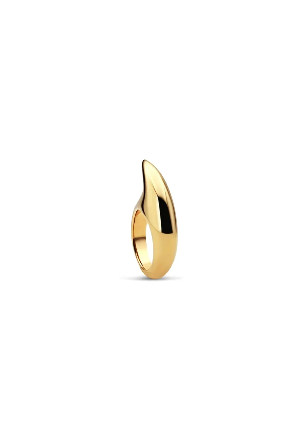 JOVANA DJURIC | MEDIUM YELLOW GOLD CRESCENT RING