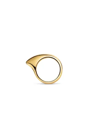 JOVANA DJURIC | SMALL YELLOW GOLD CRESCENT RING