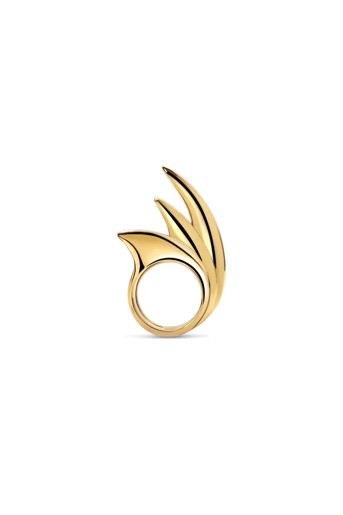 JOVANA DJURIC | SMALL YELLOW GOLD SLICE RING