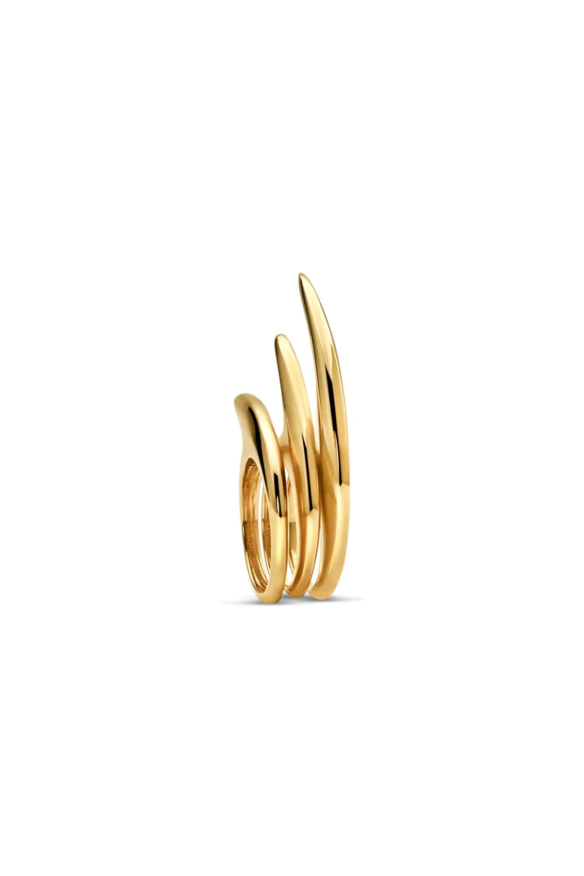 JOVANA DJURIC | SMALL YELLOW GOLD SLICE RING