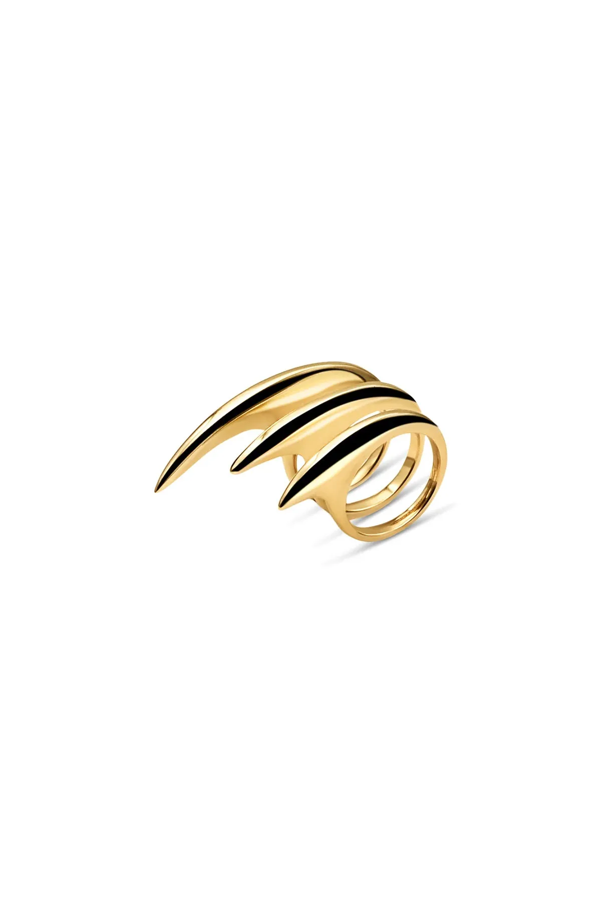 JOVANA DJURIC | SMALL YELLOW GOLD SLICE RING