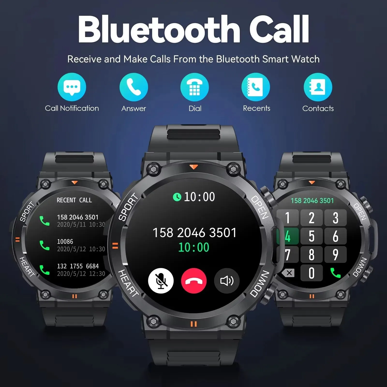 K56Pro Smart Watch 1.39 Inch HD Men Outdoor Sports Bluetooth Call Smartwatch Women Health Monitor Wristwatch Fitness Bracelet