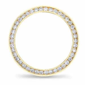 LADIES DATEJUST DIAMOND BEZEL FOR ROLEX 26MM DATEJUST, PRESIDENT 1CT CHANNEL SET