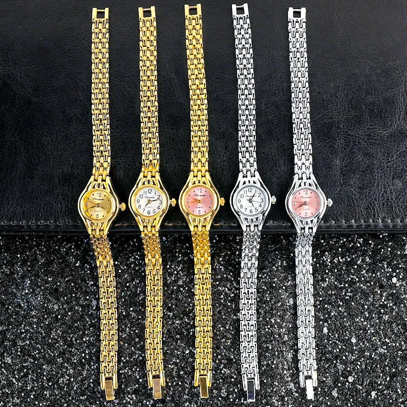 Ladies Gold Plated Quartz Watch