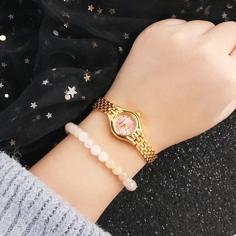 Ladies Gold Plated Quartz Watch