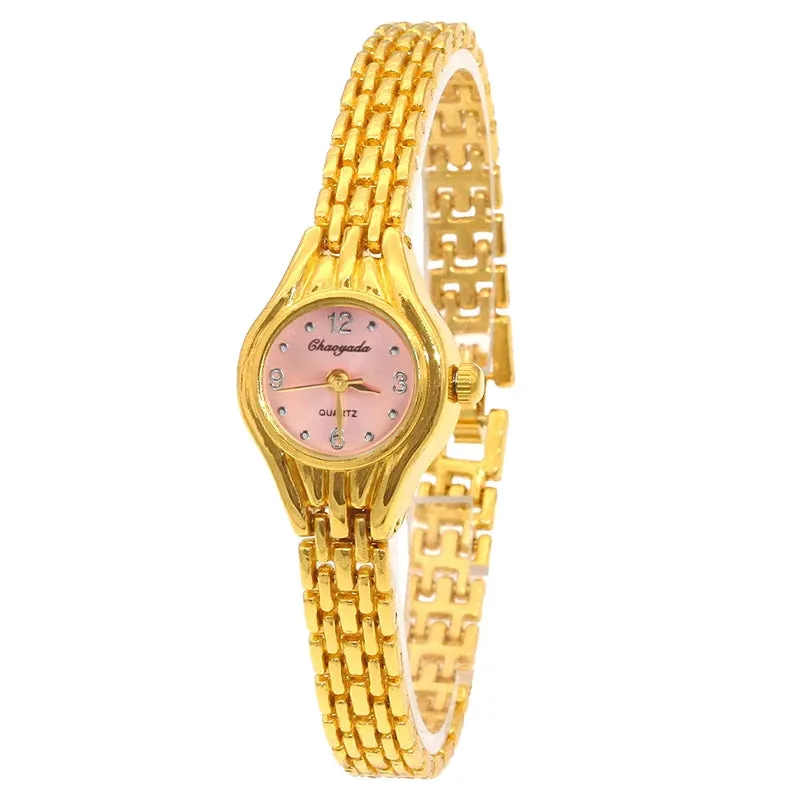 Ladies Gold Plated Quartz Watch