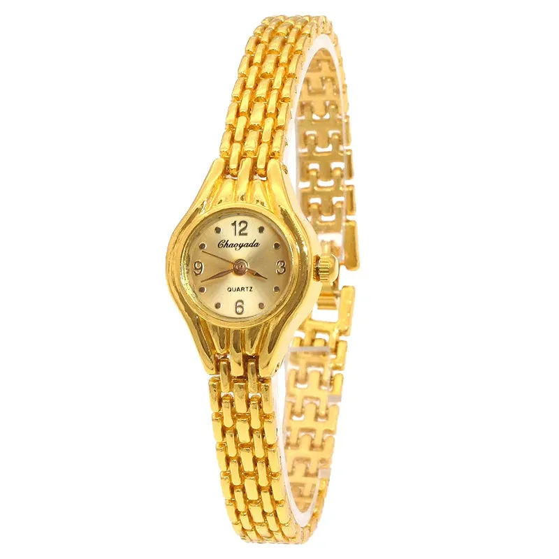 Ladies Gold Plated Quartz Watch