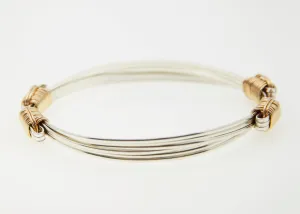 Lightweight Bracelet Two-Tone 3 Strand