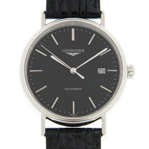 Longines Presence Automatic Black Dial Unisex Watch L4.922.4.52.2