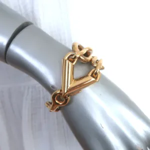 Louis Vuitton Essential V Chain Link Bracelet Gold & Silver Plated Brass