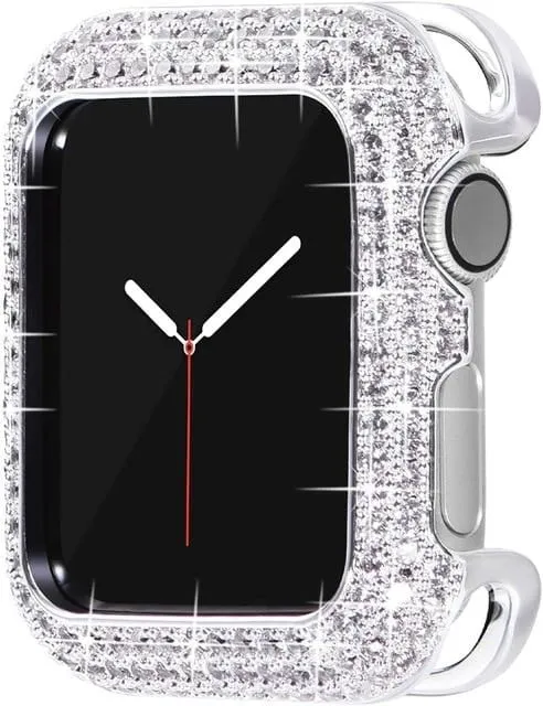 Luxury Bling Diamond Bumper Protective Case Compatible With Apple Watch