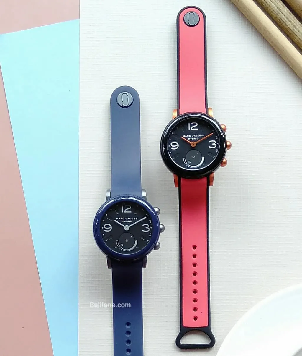 Marc Jacobs Mjt1008 Riley Hybrid Smartwatch Red Black