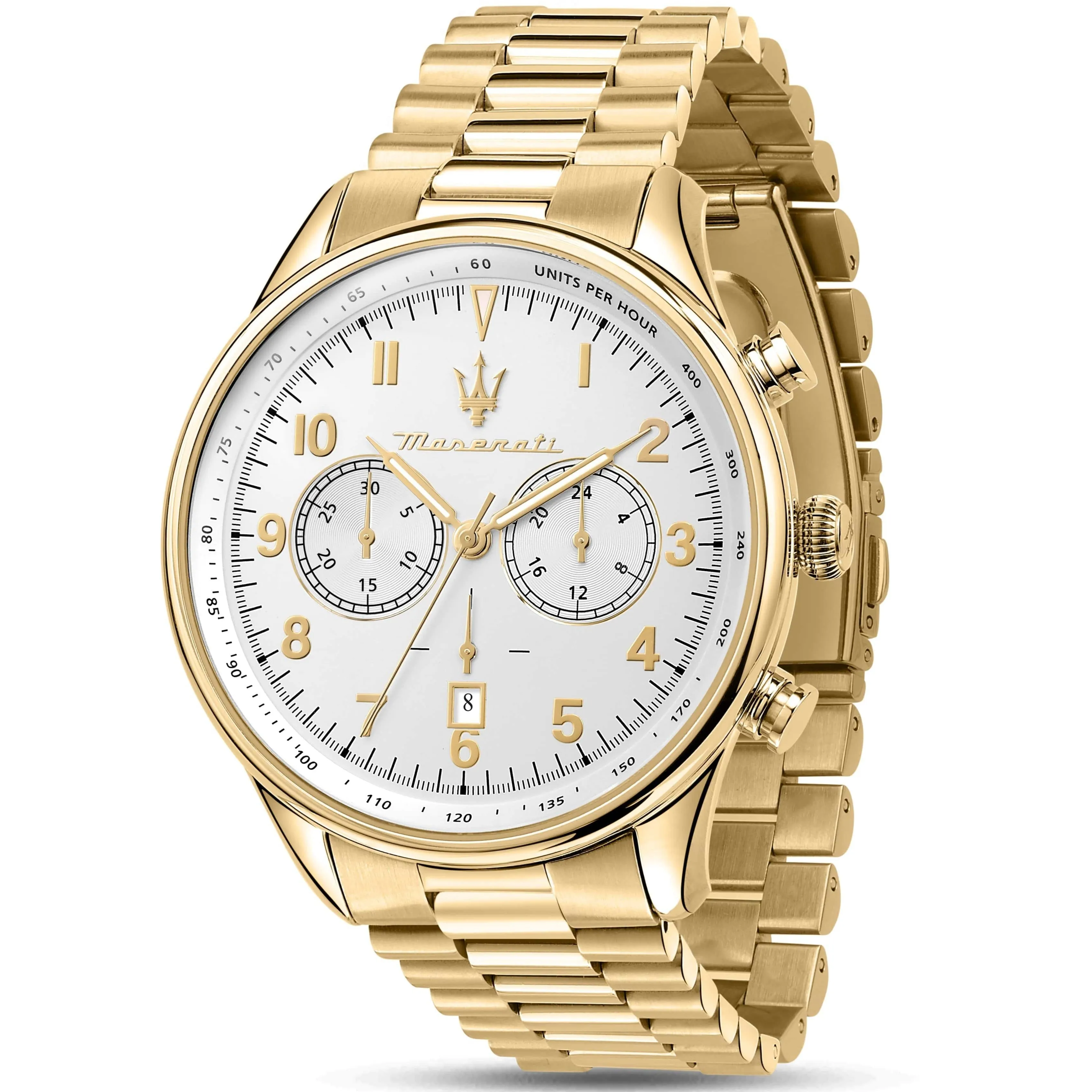 Maserati Tradizione Gold 45mm Chronograph