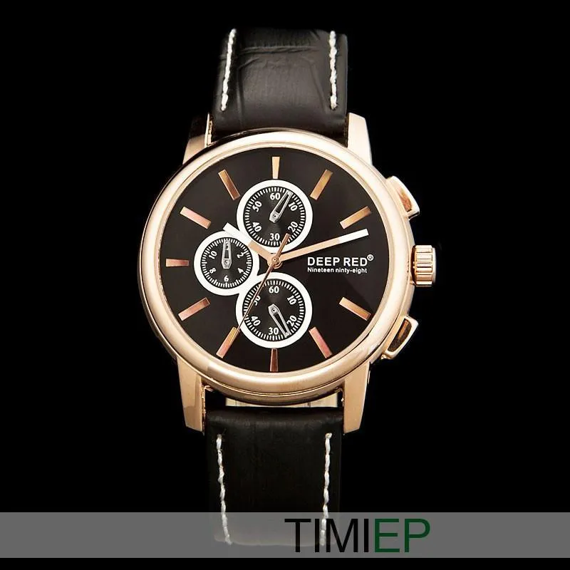 Men's 3 Dial Watch