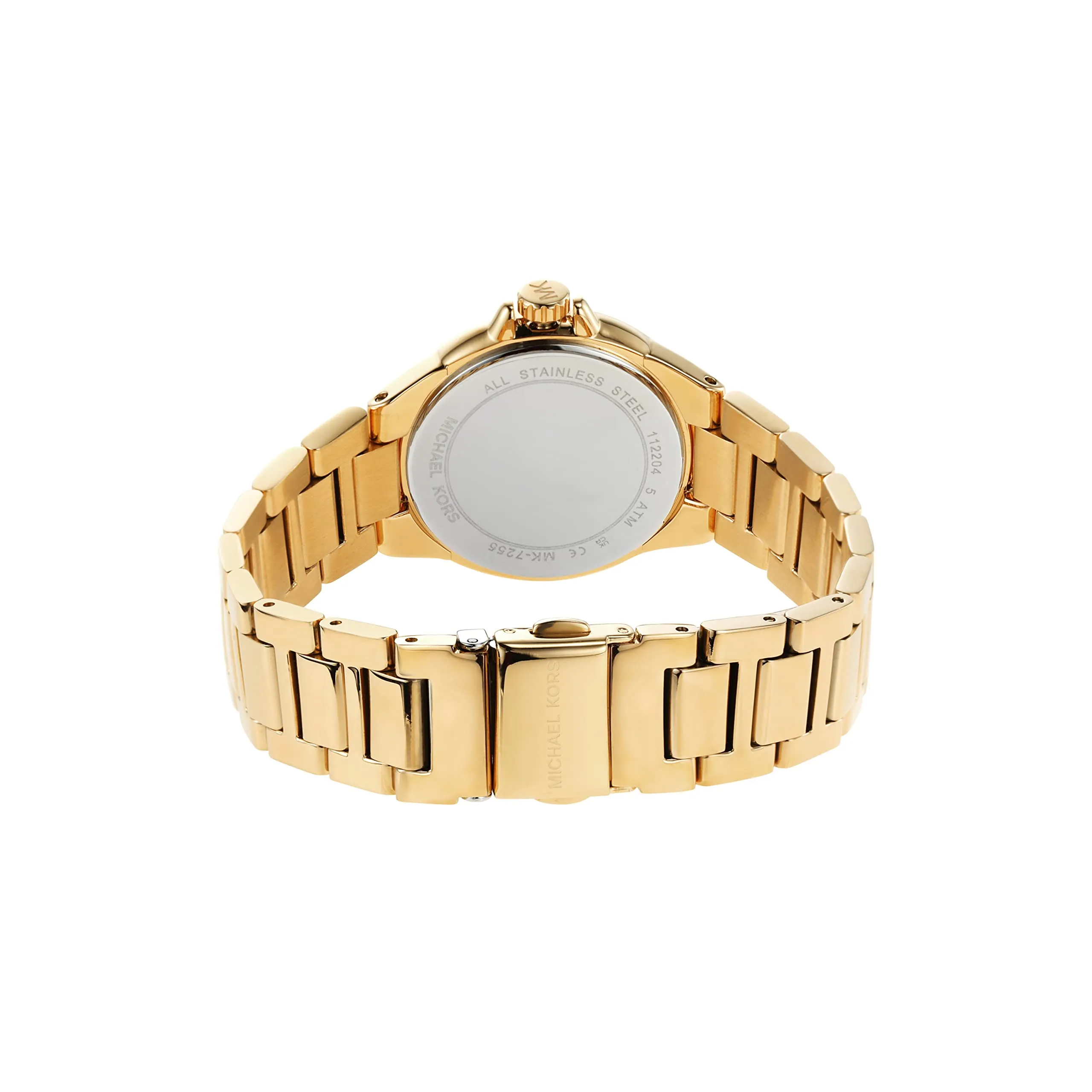 Michael Kors Camille Three-Hand Gold-Tone Stainless Steel Watch (Model: MK7255)
