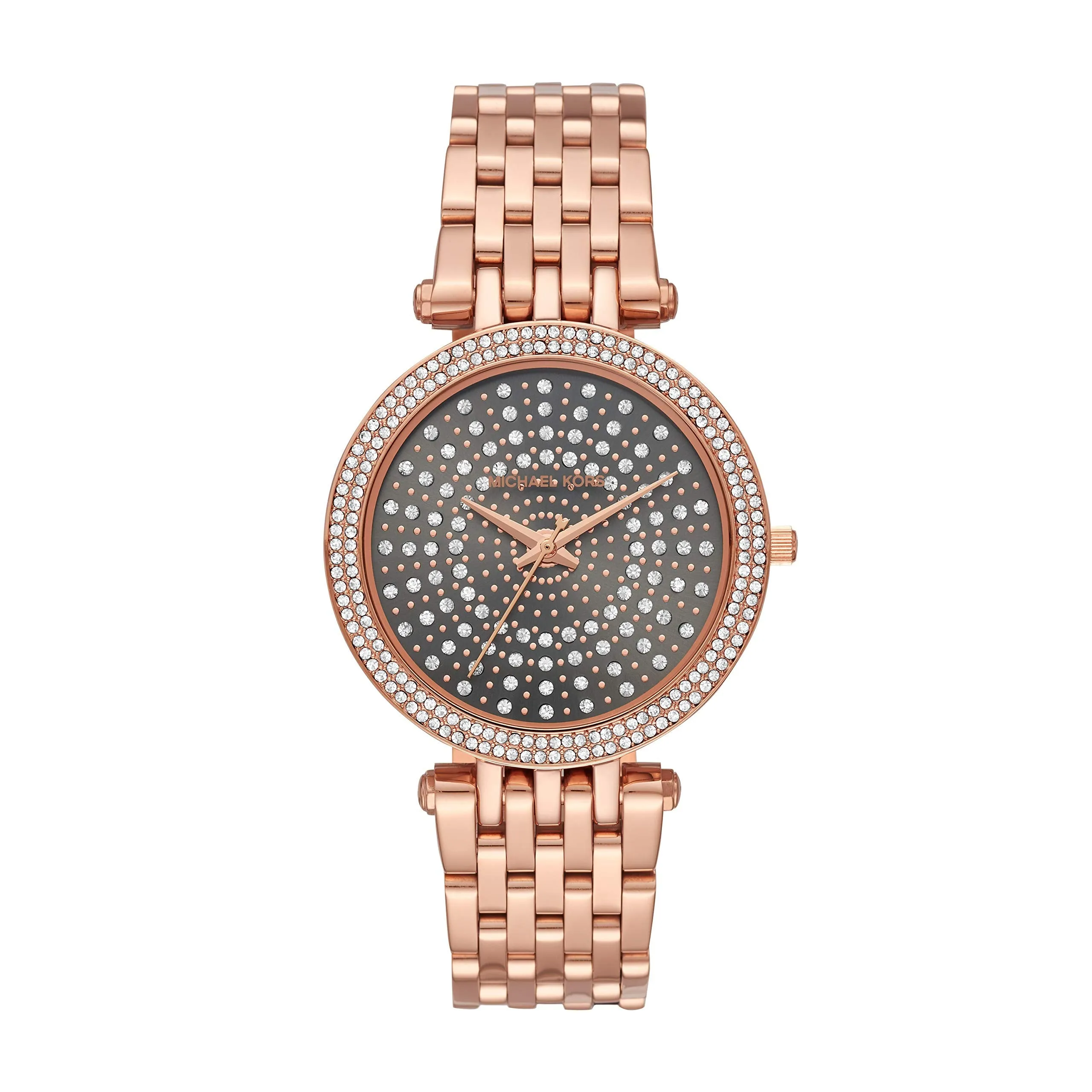 Michael Kors Women's Darci Quartz Watch with Stainless Steel Strap, Rose Gold, 8 (Model: MK4408)