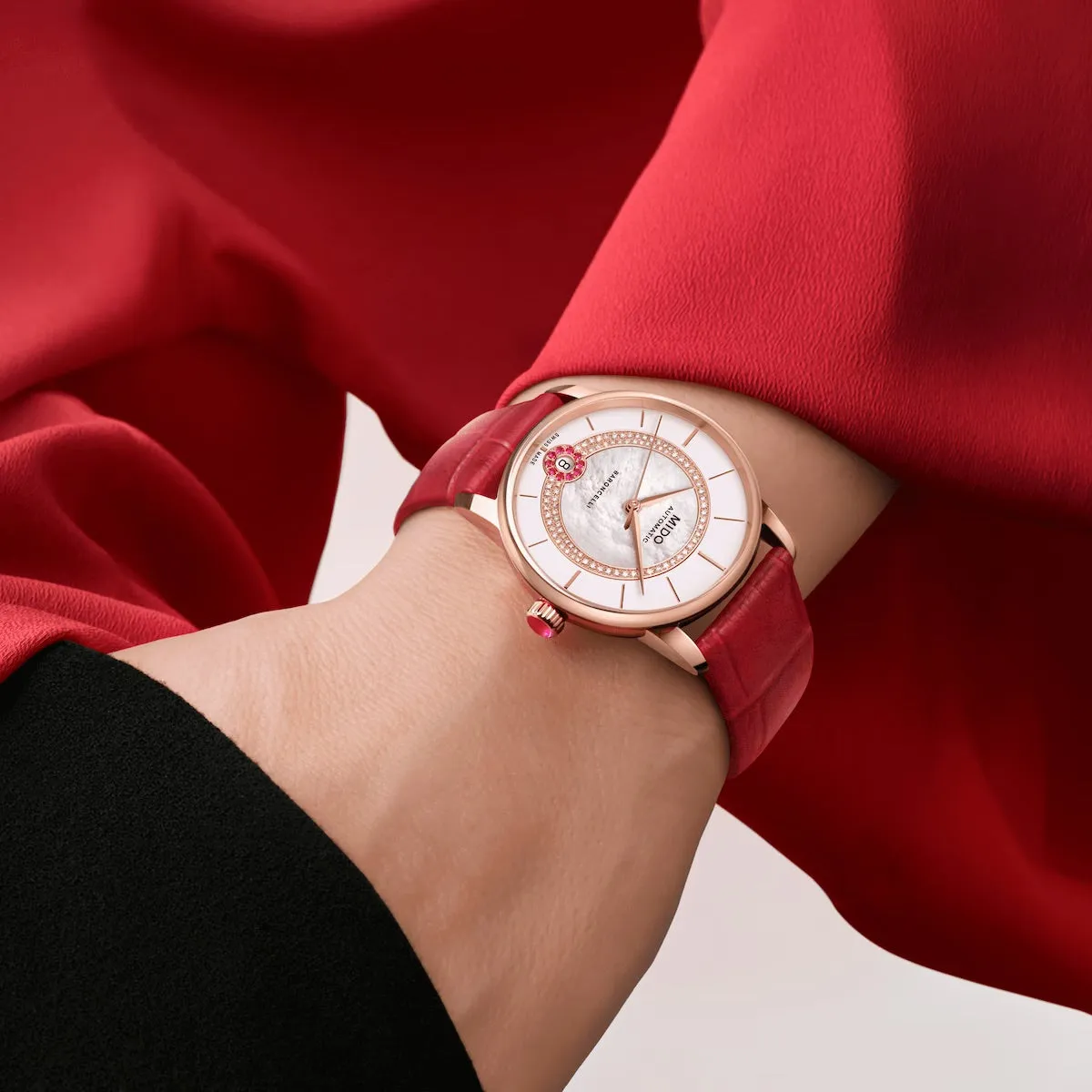 MIDO BARONCELLI DIAMONDS MOP DIAL