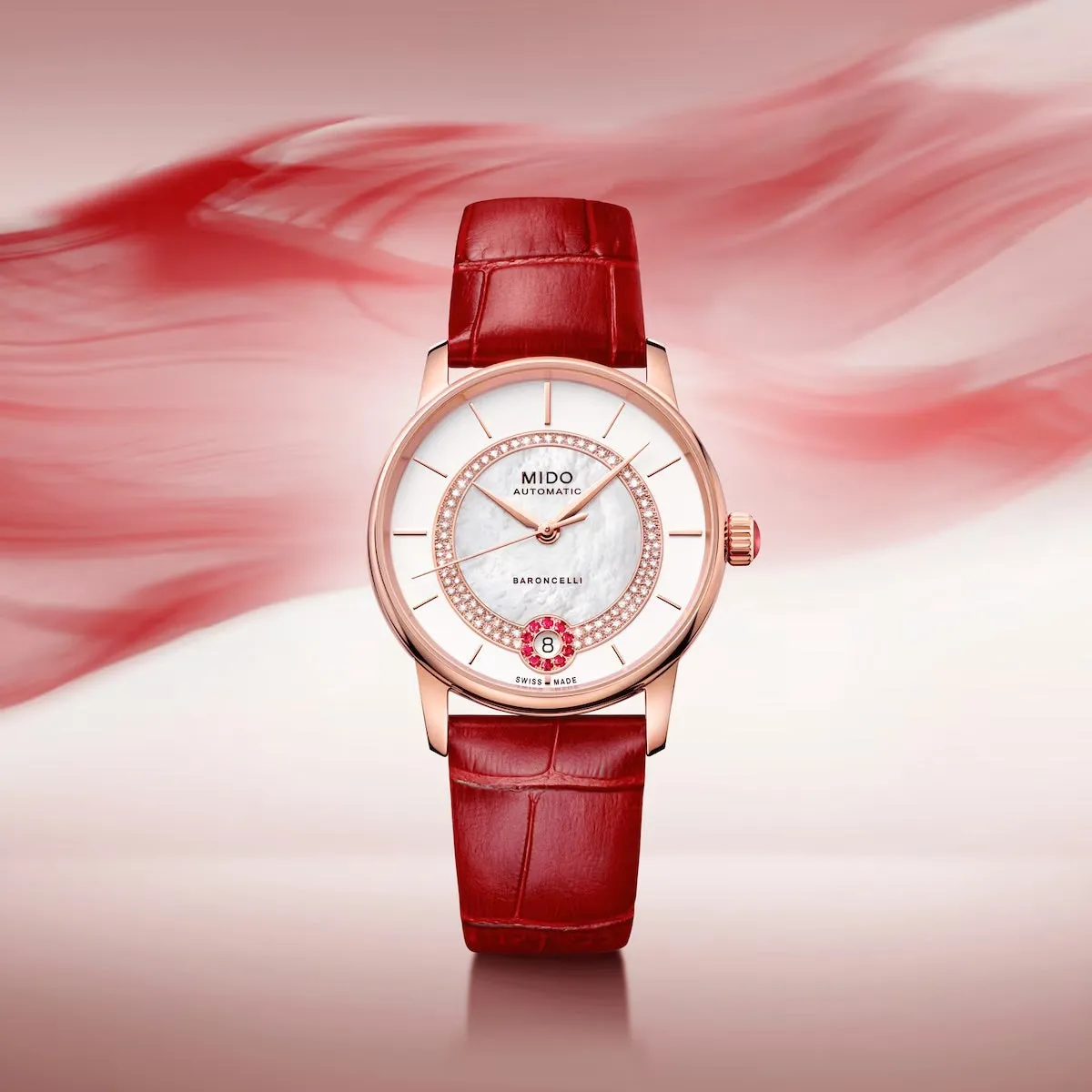 MIDO BARONCELLI DIAMONDS MOP DIAL
