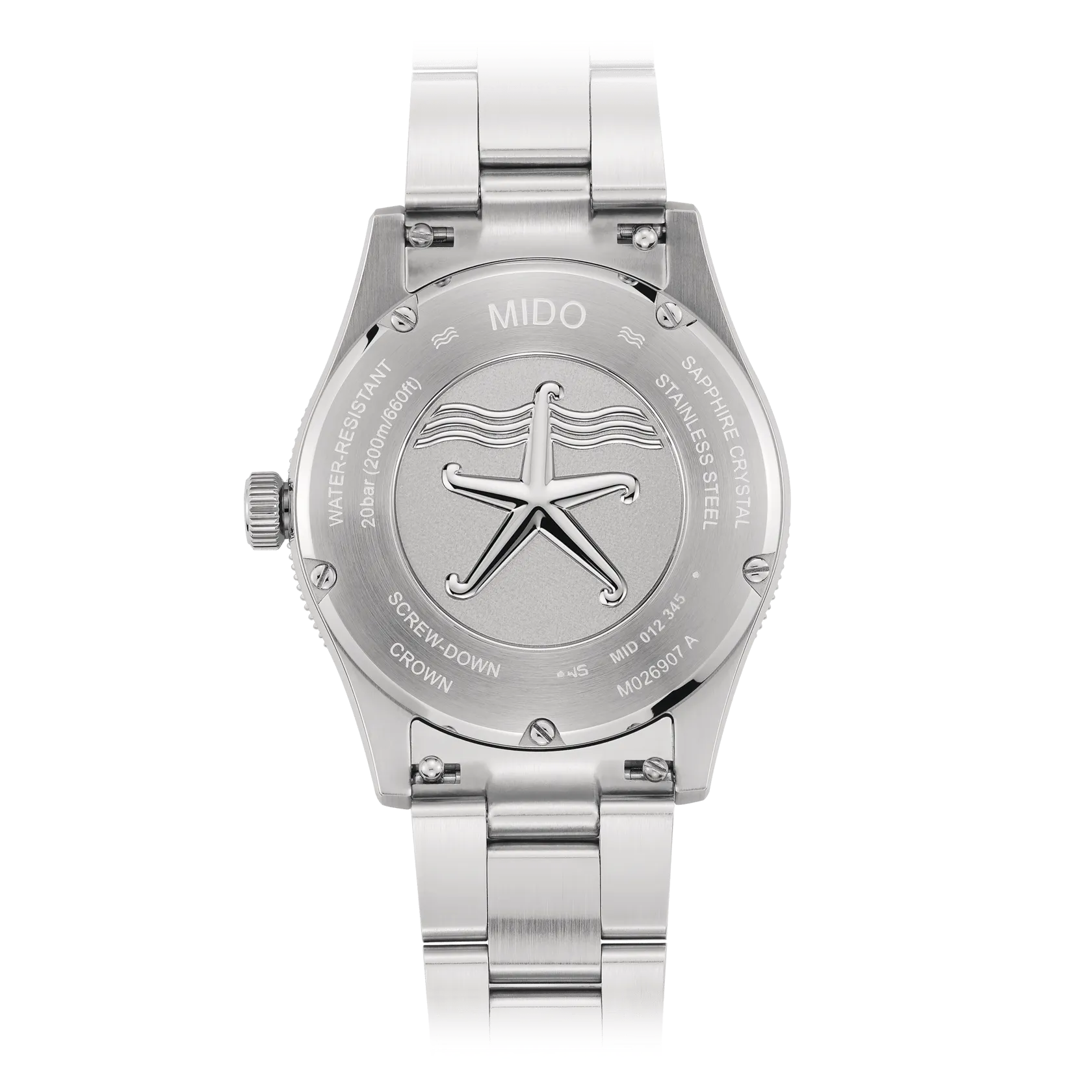 Mido Ocean Star 39mm Grey Gradient Steel Men's Watch M0269071106100