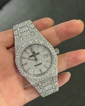 MOISSANITE AP WATCH | AUDEMARS PIGUET ROYALOAK BUSTDOWN W 197