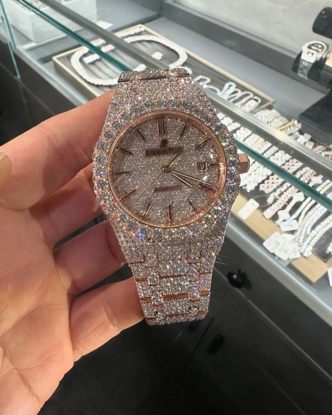 MOISSANITE AP WATCH | AUDEMARS PIGUET ROYALOAK BUSTDOWN W 238